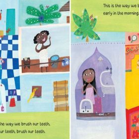 Barefoot Books Here We Go Round The Mulberry Bush Book Cd