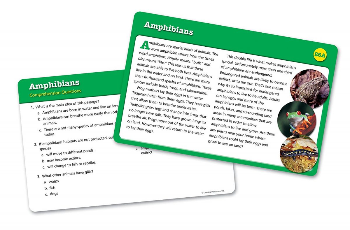 Learning Resources Reading Comprehension Cards - Year Group 5 - WordUnited