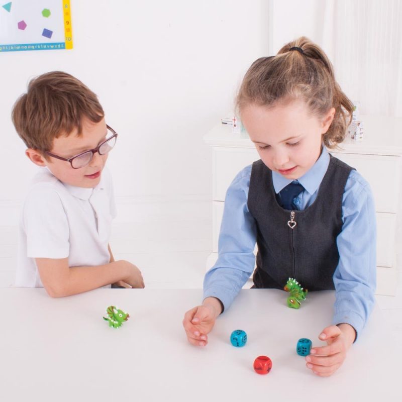 ZooBooKoo Dino Dice Numbers & Dots Level 1 Counting, Addition