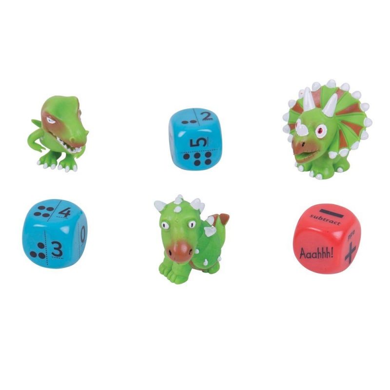 ZooBooKoo Dino Dice Numbers & Dots Level 1 Counting, Addition