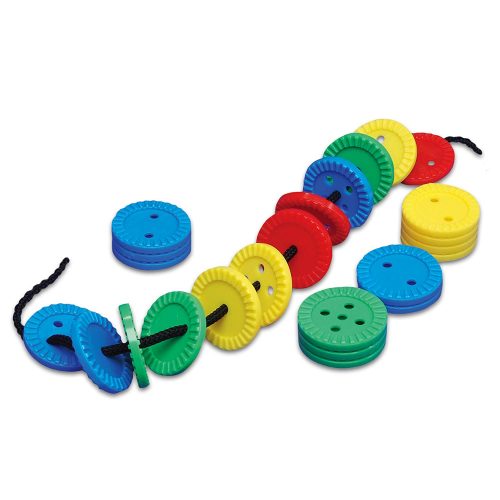 Galt Toys Threading & Counting Fun Buttons (Lacing & Sorting Set