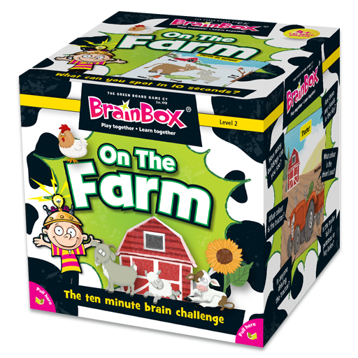 On The Farm Memory Card Game/ Toy BrainBox 
