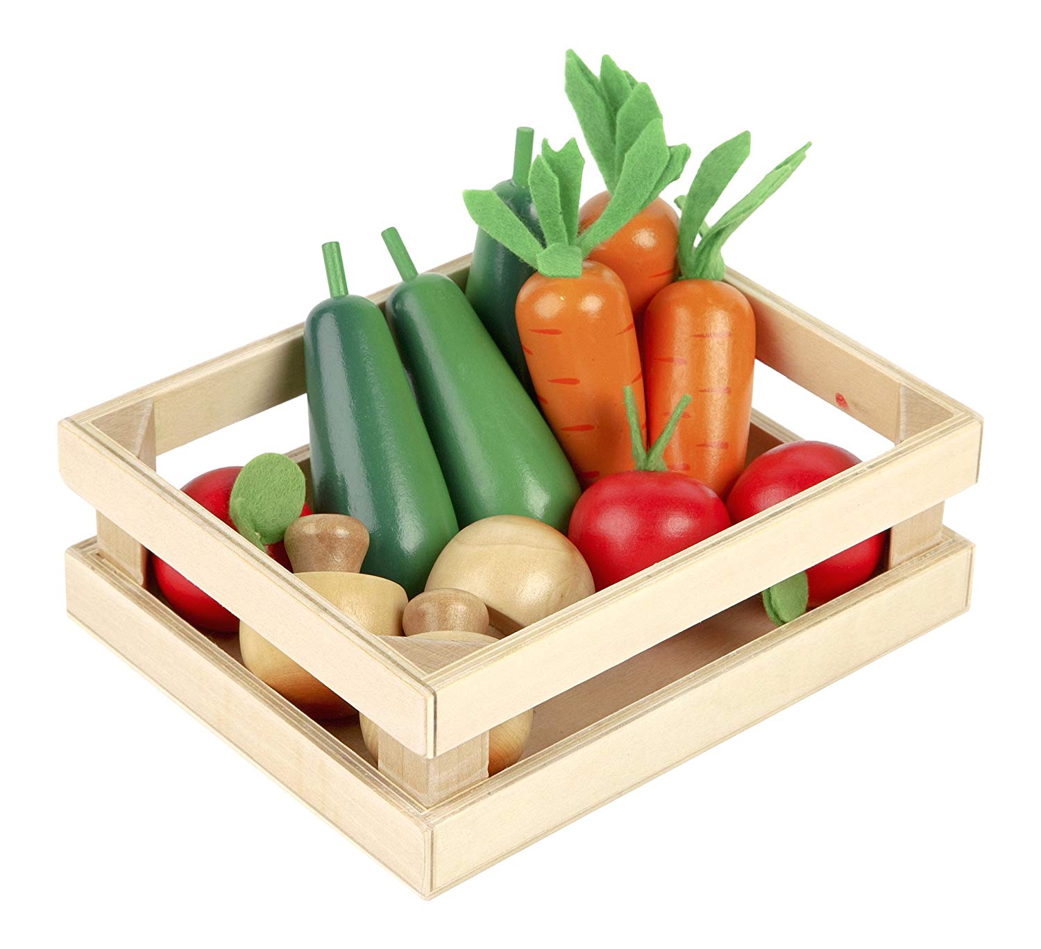 Tidlo Wooden Play Food 4 Different Crates Available Winter Vegetables for sale online 