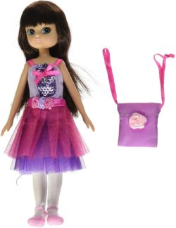 Lottie ballet dancer doll with pink and purple dress