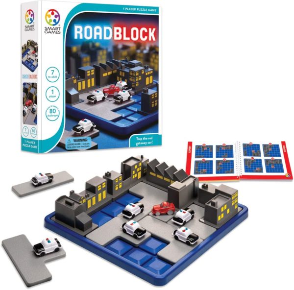 Smart Games RoadBlock board game with cars