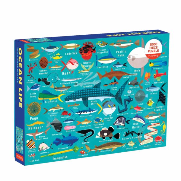 Ocean Life 1000 Piece Family Jigsaw Puzzle