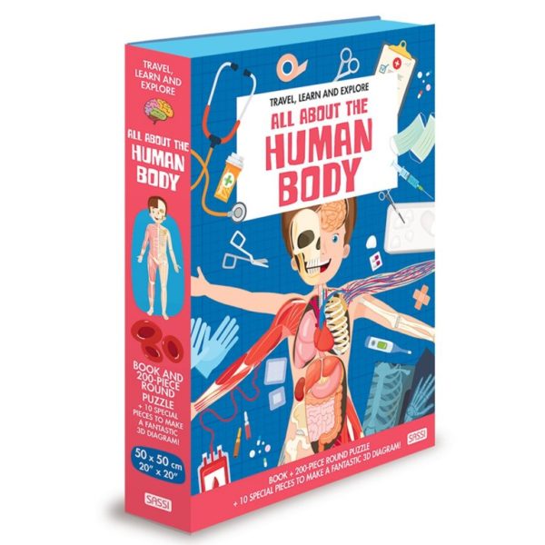 Human Body book and puzzle