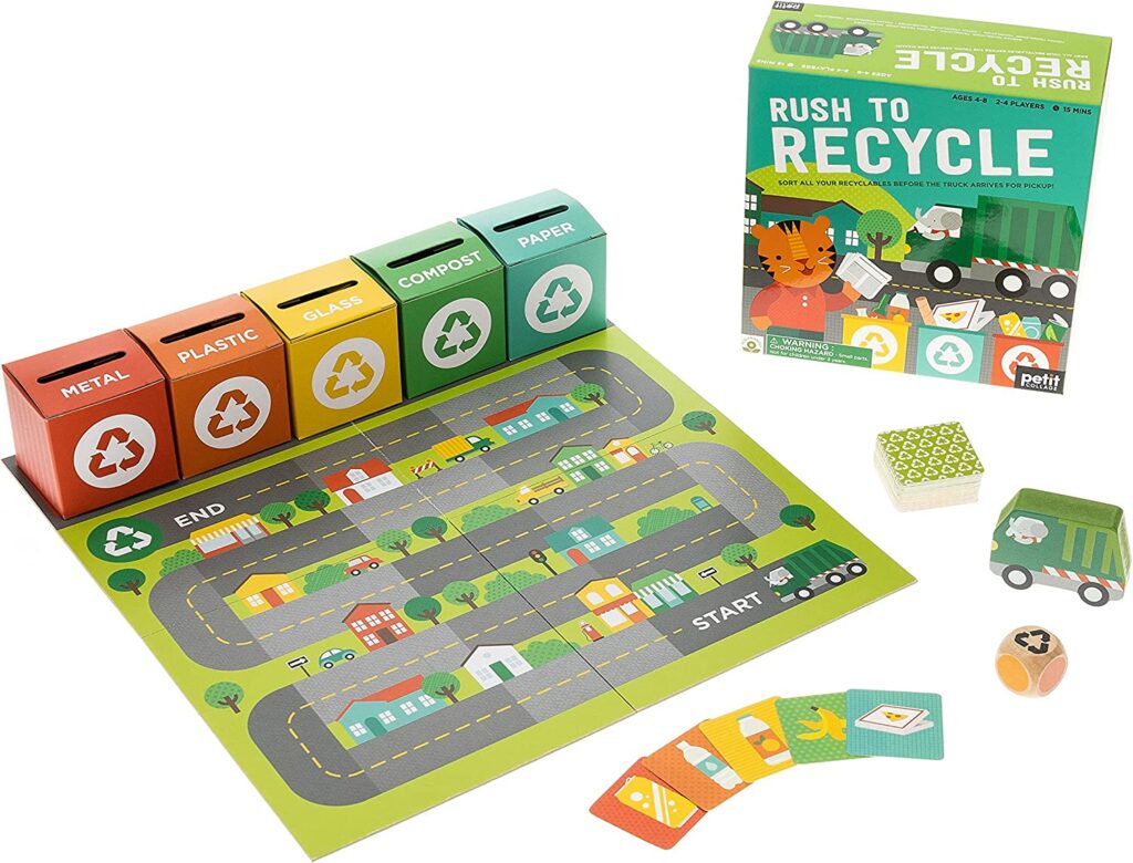 Rush to Recycle Board Game WordUnited