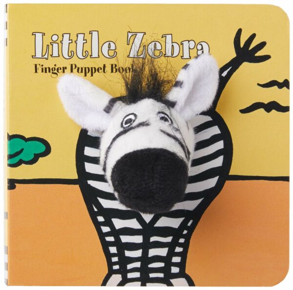 zebra finger puppet book