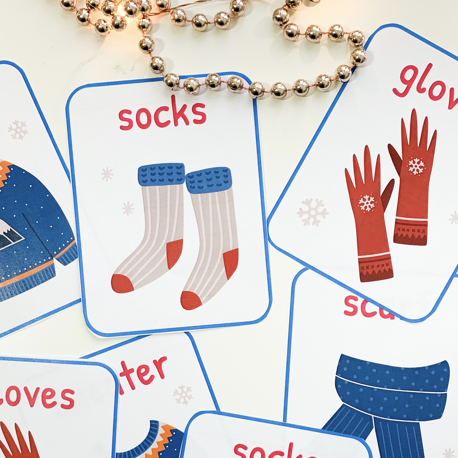 Winter Flashcards Matching Game (Video) WordUnited