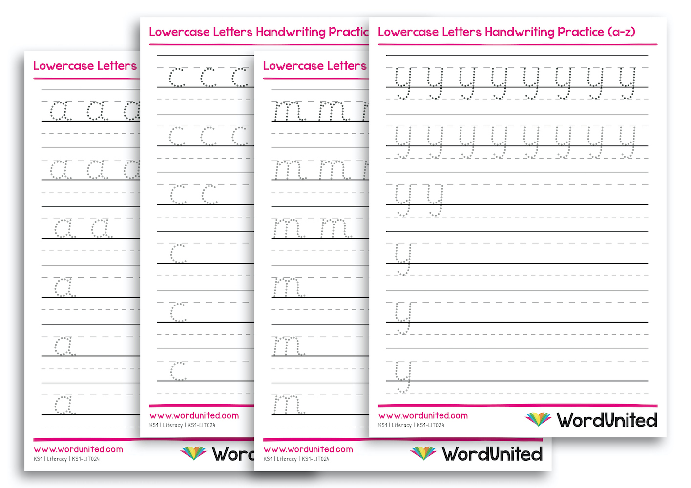 Printable Handwriting Worksheets UPPERCASE And LOWERCASE Letter ...