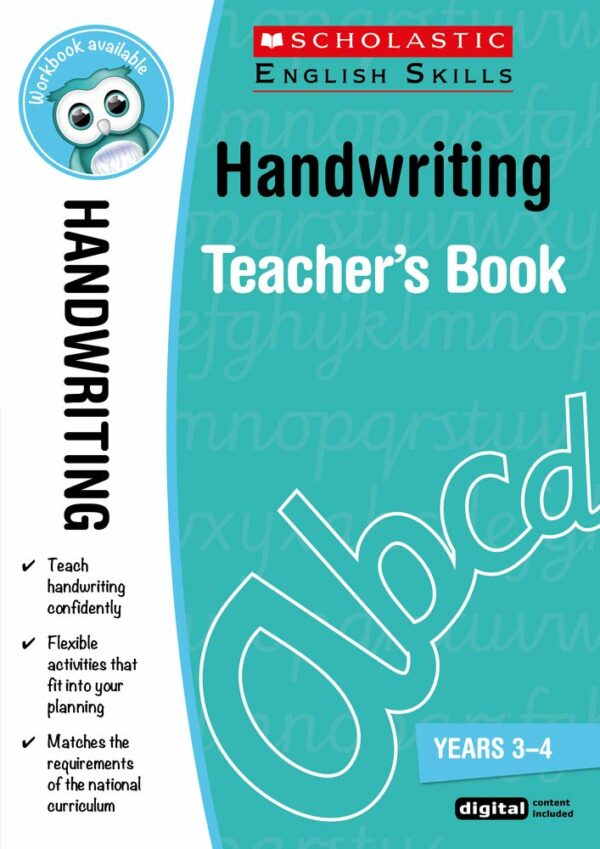 handwriting teacher's book, years 3-4