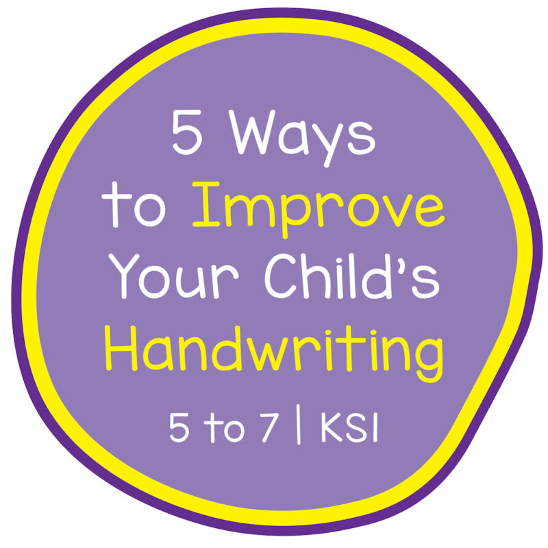 5 ways to improve your child's handwriting
